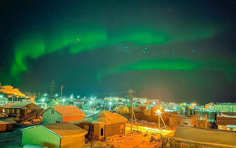 Небесное световое шоу Арктики