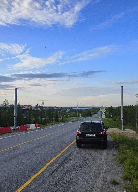На въезде в Аксарку появится информационное табло