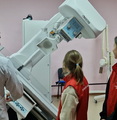 Волонтеры-медики узнали о профессии лаборанта-рентгенолога