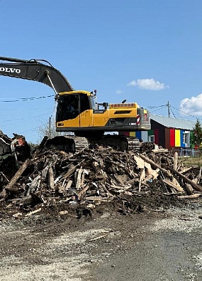 В Приуралье сносят незаконные постройки