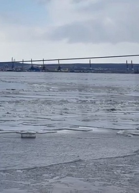 Голова ледохода подошла к Катравожу
